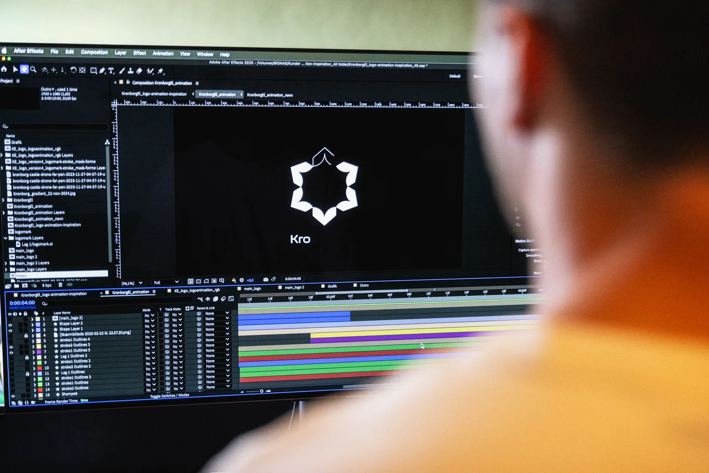 a-round arbejder med motion & animation